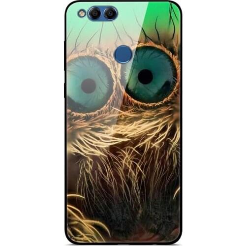 Glass Case For Honor 7X Phone Case Phone Cover Phone Shell Back Bumper Series 3