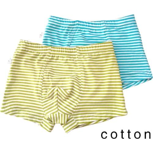 High Quality Childrens Underpants for Kids Cartoon Shorts Soft Cotton Underpants Boys Teenage Striped Panties 4-16T baby briefs