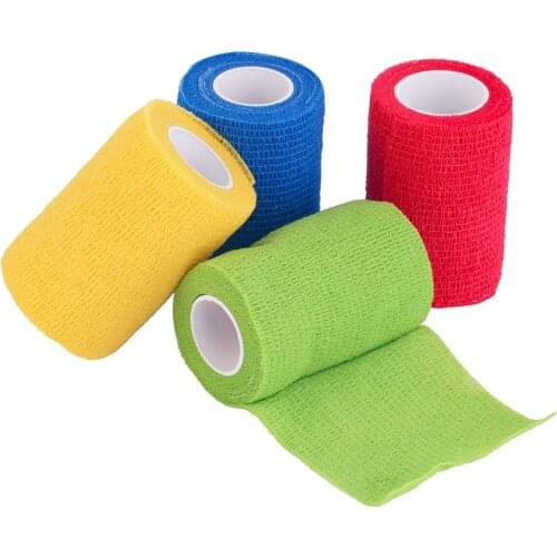 1Roll Emergency First Aid Bandage for Finger Wrist Protection Security Sports Elastic Bandages 7.5cm*5m Breathable Bandage