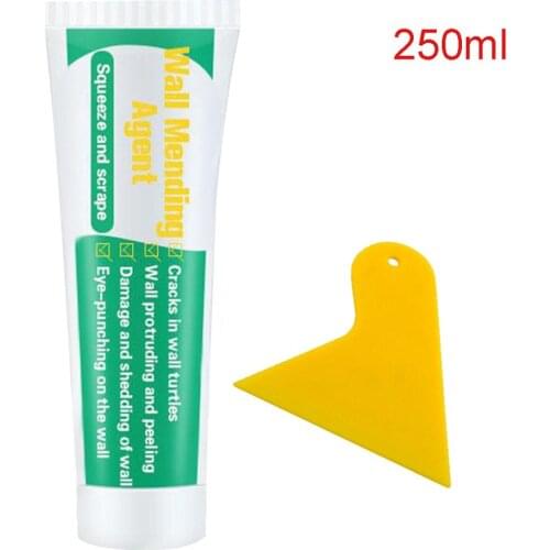 250ML Wall Mending Agent Wall Repair Cream Wall Crack Nail Repair Agent Walls Peeling Graffiti Gap Repair paste With scraper