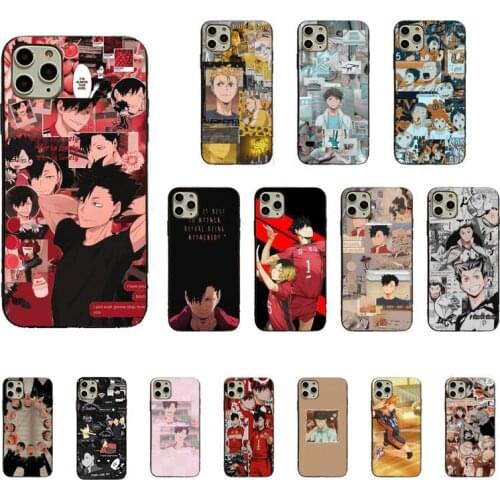 Yinuoda Haikyuu Kuroo Tetsurou Phone Case Cover For iPhone 11 12 pro MAX 8 7 6 6S Plus X XS MAX 5 5S SE XR Fundas Capa