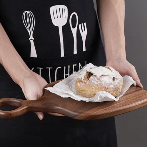 Natural Irregular Steak Bread Board Dessert Tray with Hanging Ring Cutting Board