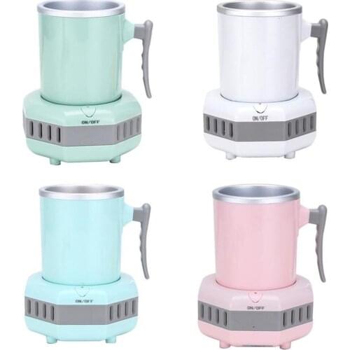 Mini Quick Electric Instant Cooling Cup Ice Making Kettle in 15 Minutes UK Plug