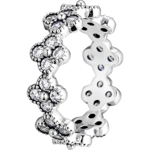 CKK 925 Sterling Silver Oriental Blossom Rings For Women Original Fashion European Style DIY Jewelry