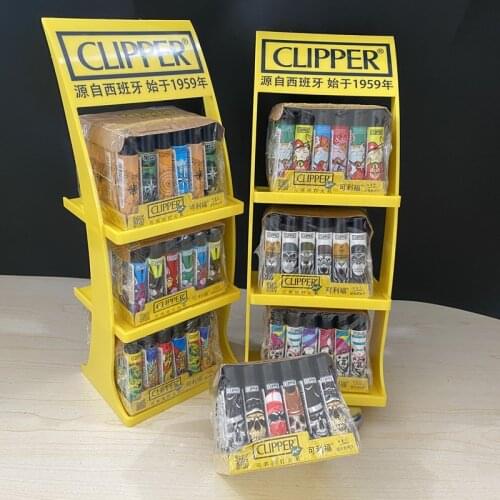 Clipper Grinding Wheel Original Gasoline Lighter Nylon Torch Free Fire Pocket Refillable Gas Lighter Use Collection Gift 1 Box