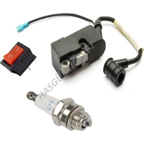 Hsgl Chainsaw Ignition Coil Spark Plug Button Set