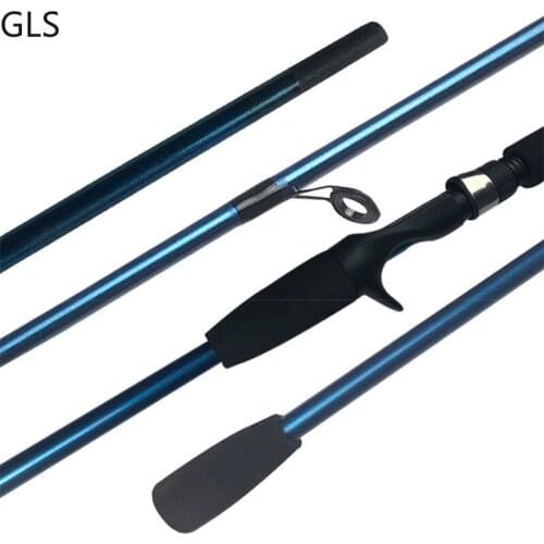 1.8m 2.1m Portable Fishing Rod 3 Section ultra light Spinning / Casting lure rod Saltwater Freshwater Fishing Pole