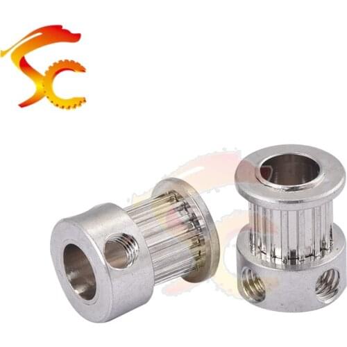 10pcs MXL 15 teeth MXl Timing Pulley 15teeth Bore 5mm 6.35mm for width 6mm MXL Timing Belt Small backlash MXL Belt