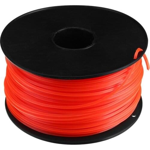 2.7mm 50m/120m Mowing Nylon Rope Line Strimmer Brushcutter Trimmer Long Round Roll Square Grass Trimmer Head Nylon line
