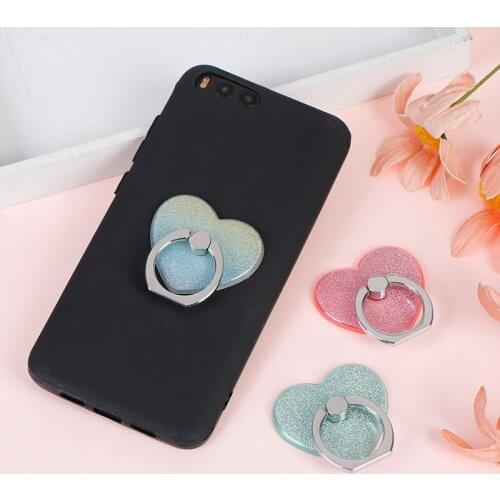 Universal Finger Ring Mobile Phone Smartphone Stand Holder For All Phone Glitter For Cell Smart Round Phone Holder Mount