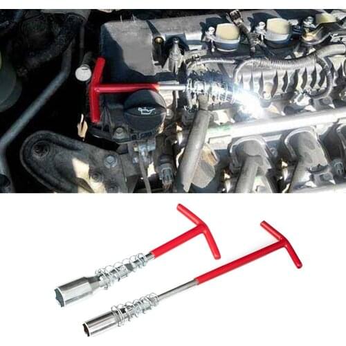Universal T-type Handle Spark Plug 16mm Removal Tool Socket Wrench Set 1/2 Interface with Car Auto Repair Hardware Tool Set