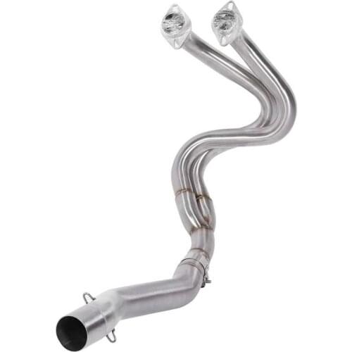 Exhaust Mid‑Pipe De‑Cat High Level Exhaust System Header Mid‑Pipe Fit for Kawasaki Ninja 650 Z650 2017‑2020