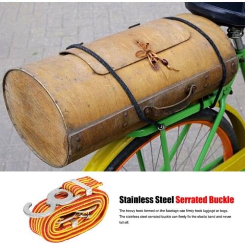 1PCS Bicycle Accessories Elastics Rubber Luggage Rope Cord Hooks Bikes String Tie Luggage Roof Rack Strap Fixed Band Hook