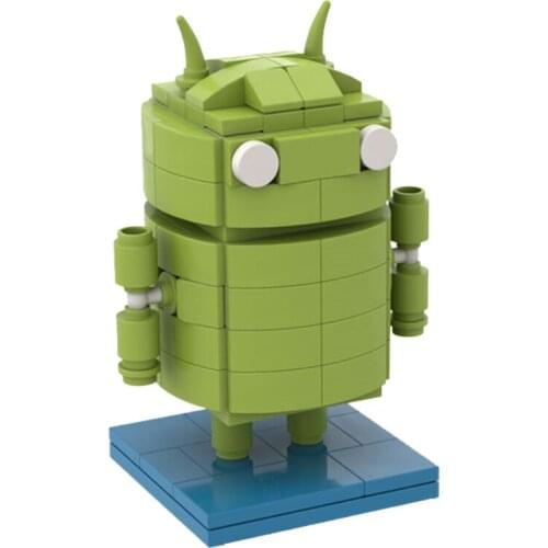 120pcs Android Robot Model Moc Building Blocks Brick Kid Gift And Educational Toys For Children