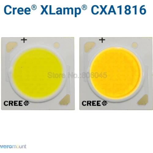 2pcs Cree CXA1816 CXA 1816 38W Ceramic COB LED Array Light EasyWhite 4000K -5000K Warm White 2700K - 3000K with / without Holder