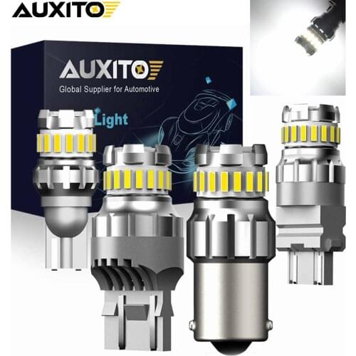 2Pcs P21W LED Canbus 1156 BA15S BAY15D LED Bulb W21/5W P21/5W R5W P27/7W T15 Car Lights 6500K White Brake Light Reverse Lamp DRL