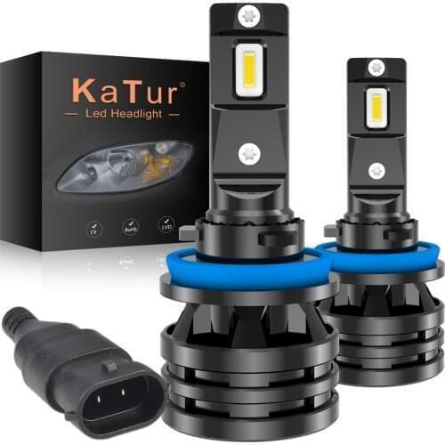 2x H11 H7 H4 9003 9012 9005 9006 H8 H9 LED Headlight Car Light Bulb For Audi Nissan Peugeot Honda KIA Hyundai LADA BMW Renault