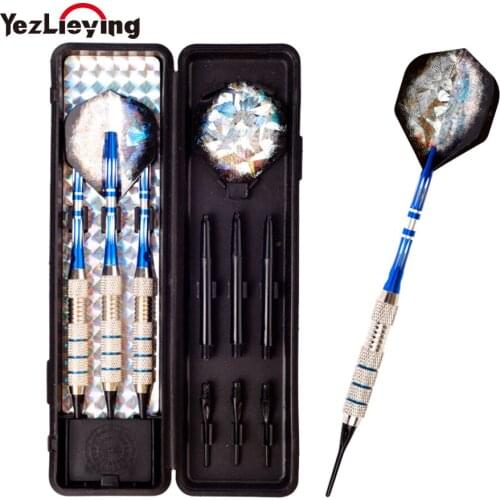 3pcs/Box High quality Professional 16g steel, copper, aluminum shaft Soft tip dart toys to throw on dart boards dongye004