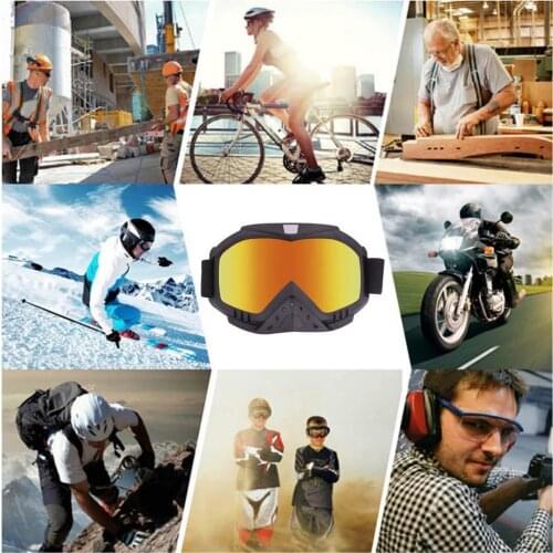 369 Windproof Breathable Motorcycle Cycling Glasses Safety Goggles for Outdoor Sport