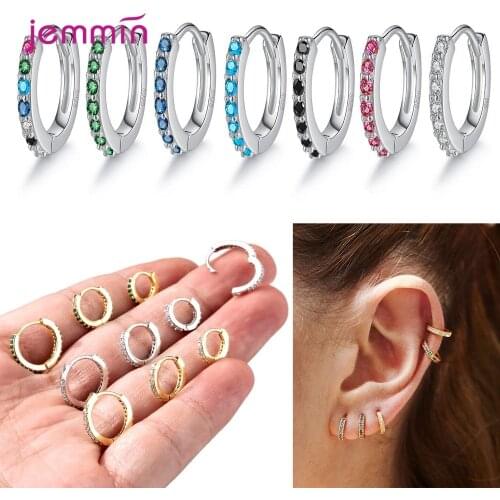 925 Sterling Silver Cute Crystal Statement Earrings For Women Girls Wedding Valentines Day Gift Fashion Jewelry Wholesale