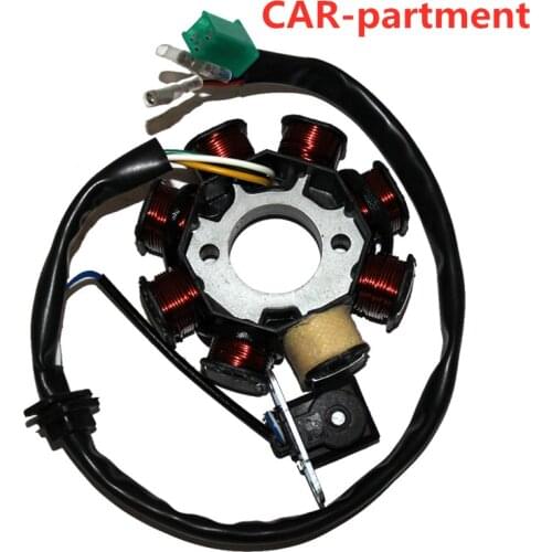 Motorcycle Accessories Magneto 8-coil Stator For GY6 125cc 150cc ATVs Moped Go Kart Scooter Motor Parts Professional Replacement