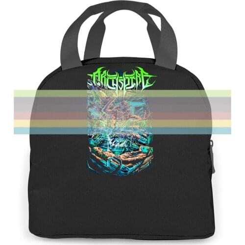 Archspire Lab Monsters Glow In Dark Death Metal Official New women men Portable insulated lunch bag adult