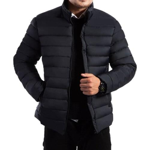 MRMT 2020 Brand Winter Mens Jackets Middle Old Age Leisure Short Style Thickening Overcoat for Male Cotton Jacket Clothing