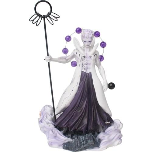 Naruto Shippuden Uchiha Obito Action Figure Anime Model Ten-Tails Jinchūriki Forms Statue Collectible Toy Desktop Decoration