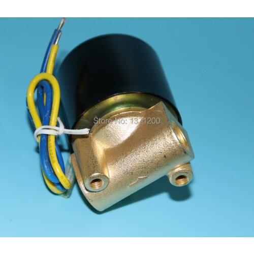 2018 New 1/4",3/8",1/2",3/4",AC220V,DC12V/24V Normal Close Electric Solenoid Valve Pneumatic Valve for Water Oil Air Gas