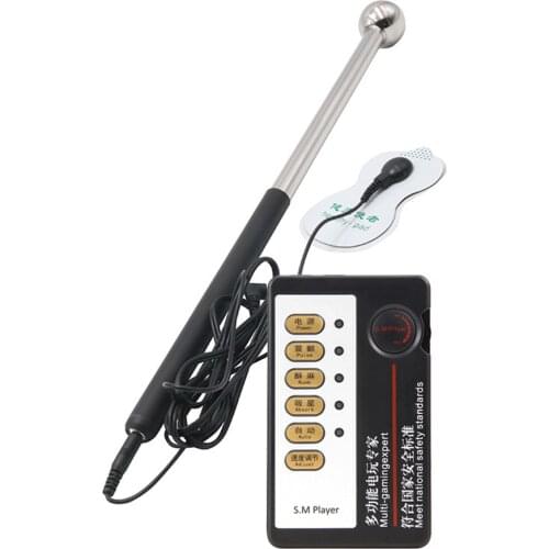 Electro Shocking Penis Plug NIpple Stick Shocking Plug Sex Toys with Host Medical Themed Toys Tens Erotic Toys