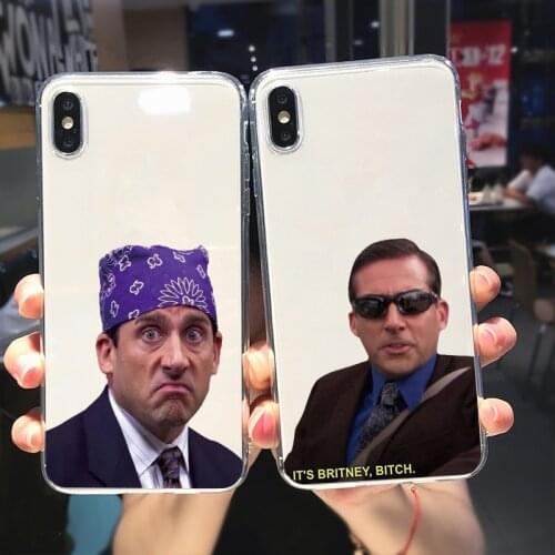 Michael Scott The Office Case For Xiaomi Poco F3 X3 NFC Redmi Mi Note 10 S 10T 11 9 9S SE 9A 8 8T 7 6 5 Lite Pro Max Clear Funda