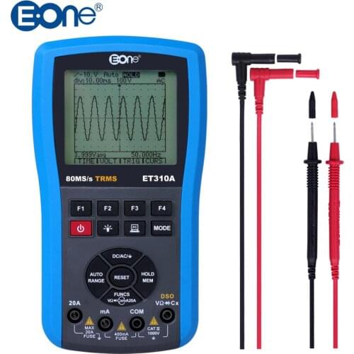 Oscilloscope ET310A 3 in 1 20MHz 80MS/s Digital Handheld Storage Oscilloscope ScopeMeter Multimeter