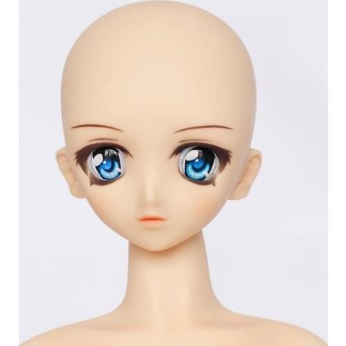 Estartek 1/3 Silicone Customized Anime Belinda Head Sculpt for DDL DDM BJD Doll DIY