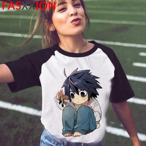 Death Note Shinigami Ryuk t-shirt men ulzzang streetwear white t shirt plus size graphic tees tshirt aesthetic