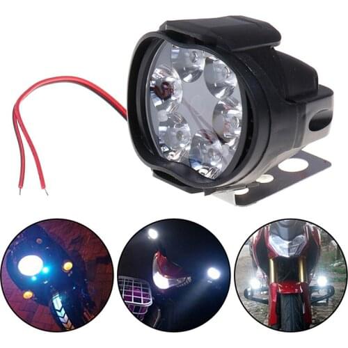 Super Bright 1000Lm Motorcycles LED Headlight Lamp Scooters Spotlight 6500K White Working Car Fog Spot Light