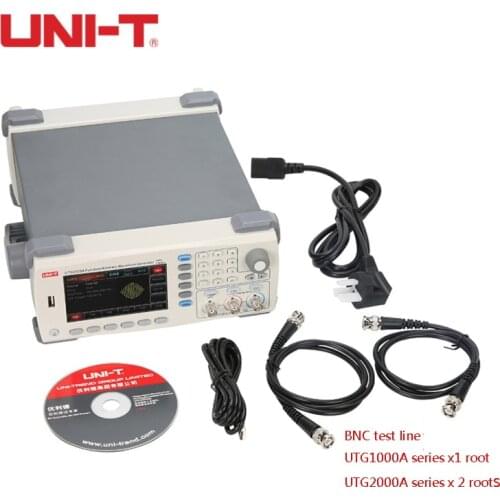 UNI-T UTG1010A UTG1005A Function/Arbitrary Waveform Generator 10MHz Channel bandwidth, 125MS/s Sampling rate, 4.3'' TFT480 x272