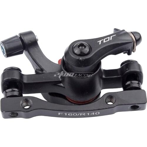 F160/R140 Universal Electric Bicycle Mountain Bike Mechanical Disc Brake Calipers Line Disc Front and Rear Clamp