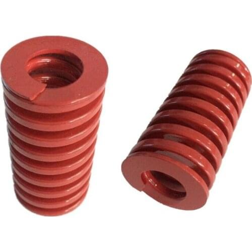 Outer Diameter 35mm Red mold spring medium load Alloy steel compression rectangular spring X5