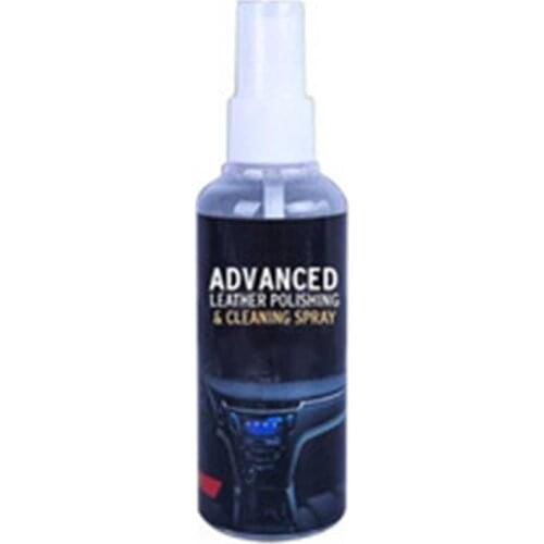 Waterproof Car Interior Seat Cleaner Polishing Wax Leather Cleaning Spray 30ML Polishing Cleaner