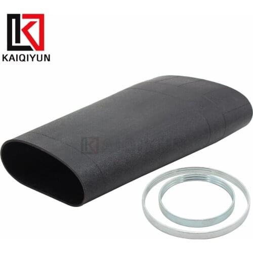 Rear Rubber Sleeve Air Spring w/Crimping Ring For Land Rover Range Rover Sport L494 2013-2020 Air Spring Bag LR044853 LR052171
