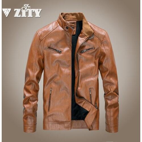 ZITY Men's Faux Leather Jackets