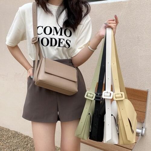 2021 New Design Leather Small Square Bag Fashion Crossbody Bag Multifunctional Shoulder Bag For Women