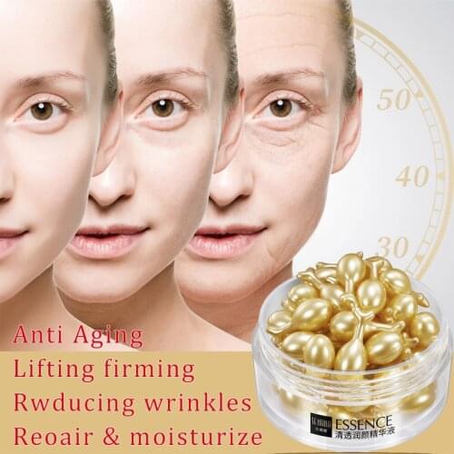 30grain/Bottle Hyaluronic Acid Capsules Essence Moisturizing Anti-Aging Face Spot Removing Whitening Facial Care