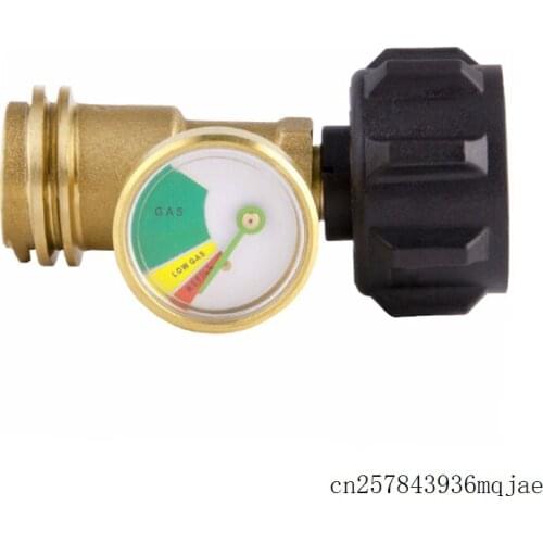 50pcs Propane Tank Gauge Gas Grill BBQ Pressure Meter Indicator Fuel Brass Built-in Detection System for Leaks
