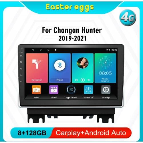 Eastereggs for CHANGAN Hunter 2019-2021 2 DIN 10 INCH Android Car Multimedia Player Autoradio GPS Navigation WIFI FM Head Unit