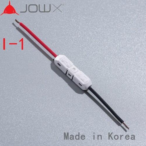 I-1 100PCS Quick Splice Wire Wiring Connector for 1 Way 23-20AWG 0.3-0.5mm2 LED Strip Cable Crimp Terminal Blocks Car Audio