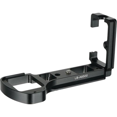 Quick Release L Plate Bracket Holder Hand Grip for Sony Alpha A6500 Digital Camera for Arca Swiss Tripod Head