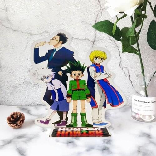 Anime Hunter × Hunter Hisoka Acrylic Stand Figure Model Double-side Plate Holder Cake Topper Anime Cool Figure Stand