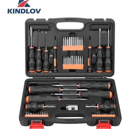 KINDLOV Screwdriver Set 54 In 1 Parafusadeira Bit Kit Precision Torx Hex Phillips Screw Driver Magnetic Multitools Hand Tools