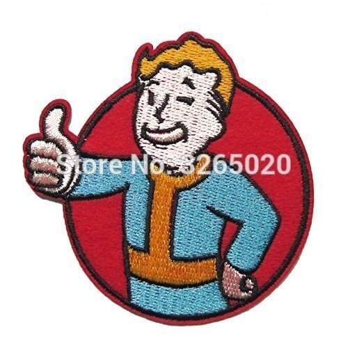 3" Boy Thumbs Up patches Movie TV Game Series Costume Embroidered Emblem iron on applique hat jacket Badge halloween NC